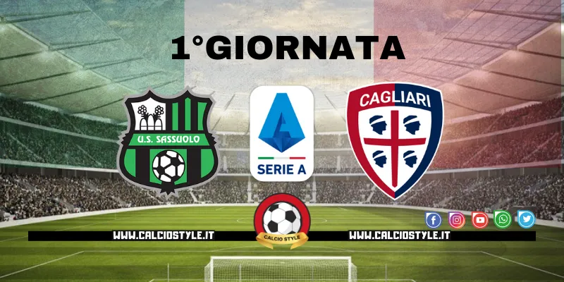 Sassuolo Cagliari: probabili formazioni e dove vederla