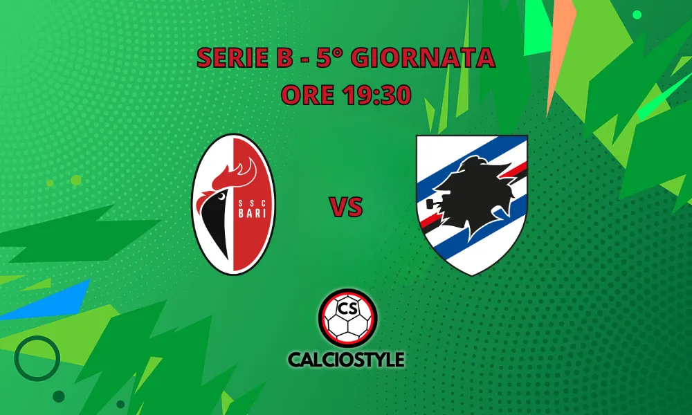 Bari-Sampdoria: probabili formazioni e dove vederla