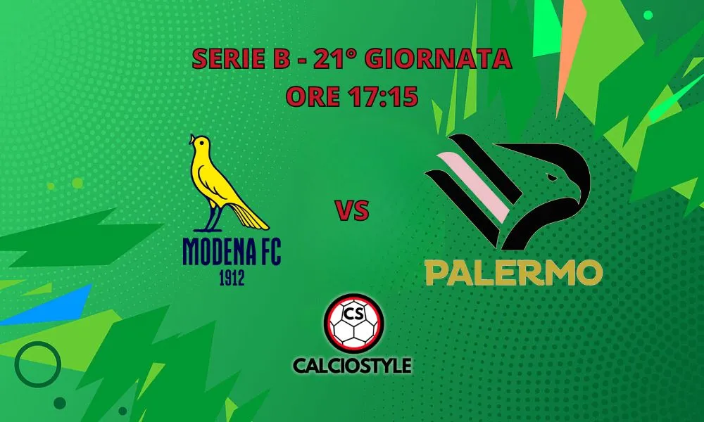Modena-Palermo: probabili formazioni e dove vederla