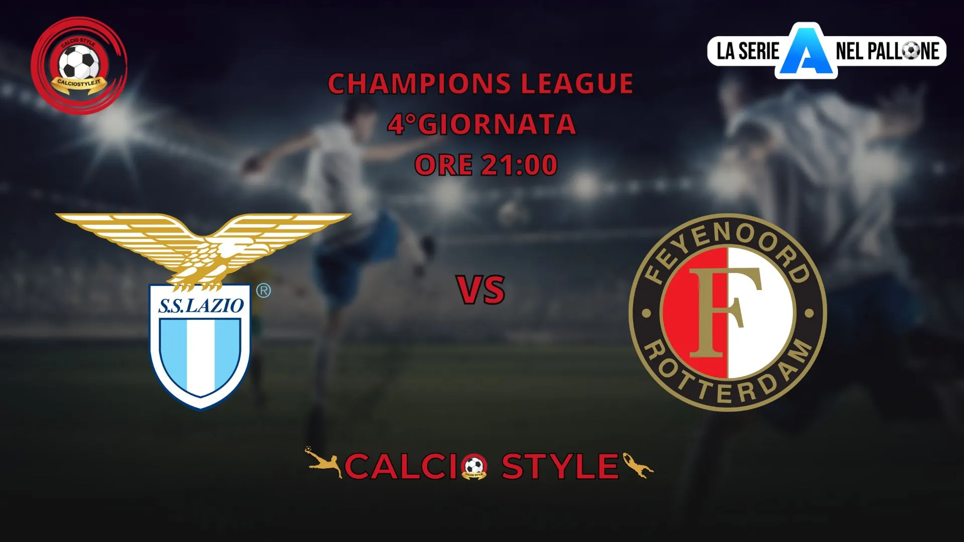 Lazio - Feyenoord: probabili formazioni e dove vederla