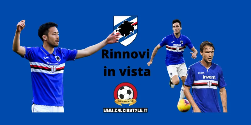 Sampdoria, rinnovi in vista per Augello, Ekdal e Yoshida