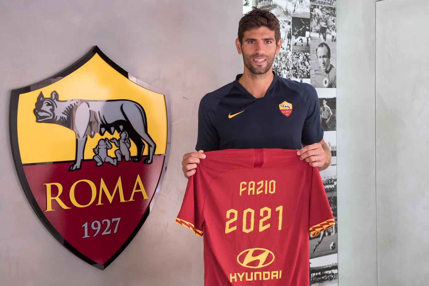 Roma: Fazio rinnova fino al 2021