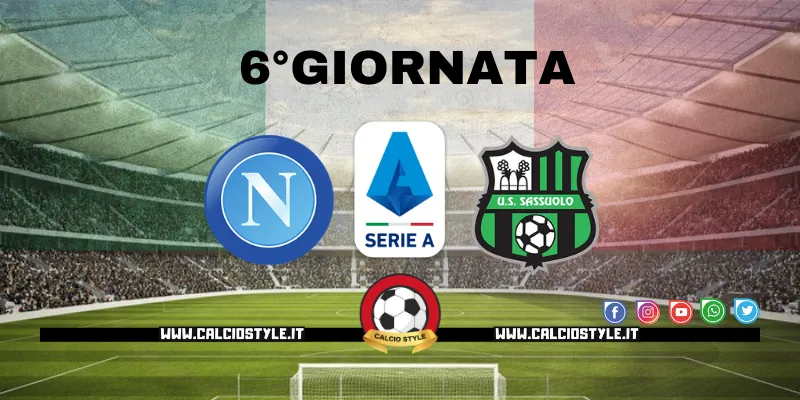 Napoli-Sassuolo: probabili formazioni e dove vederla