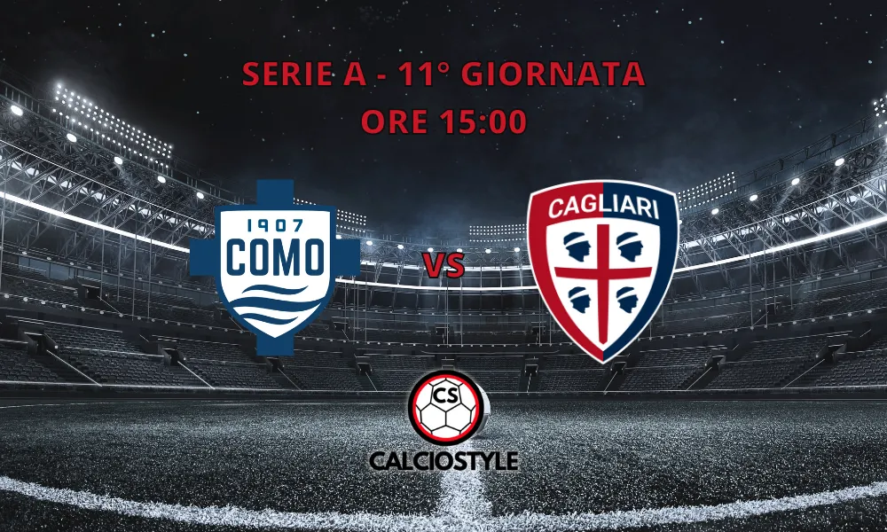 Como-Cagliari, probabili formazioni e dove vederla