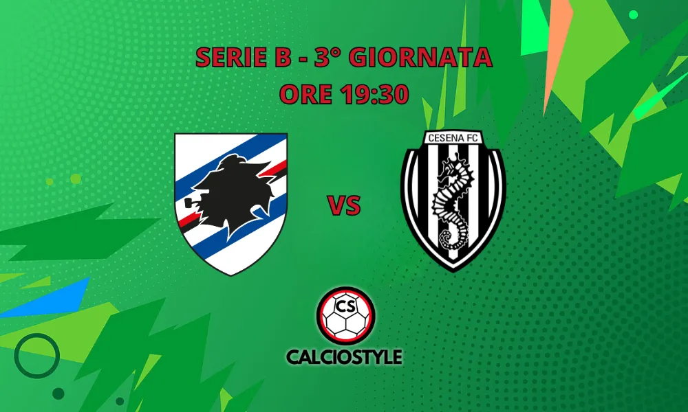 Sampdoria-Cesena: probabili formazioni e dove vederla