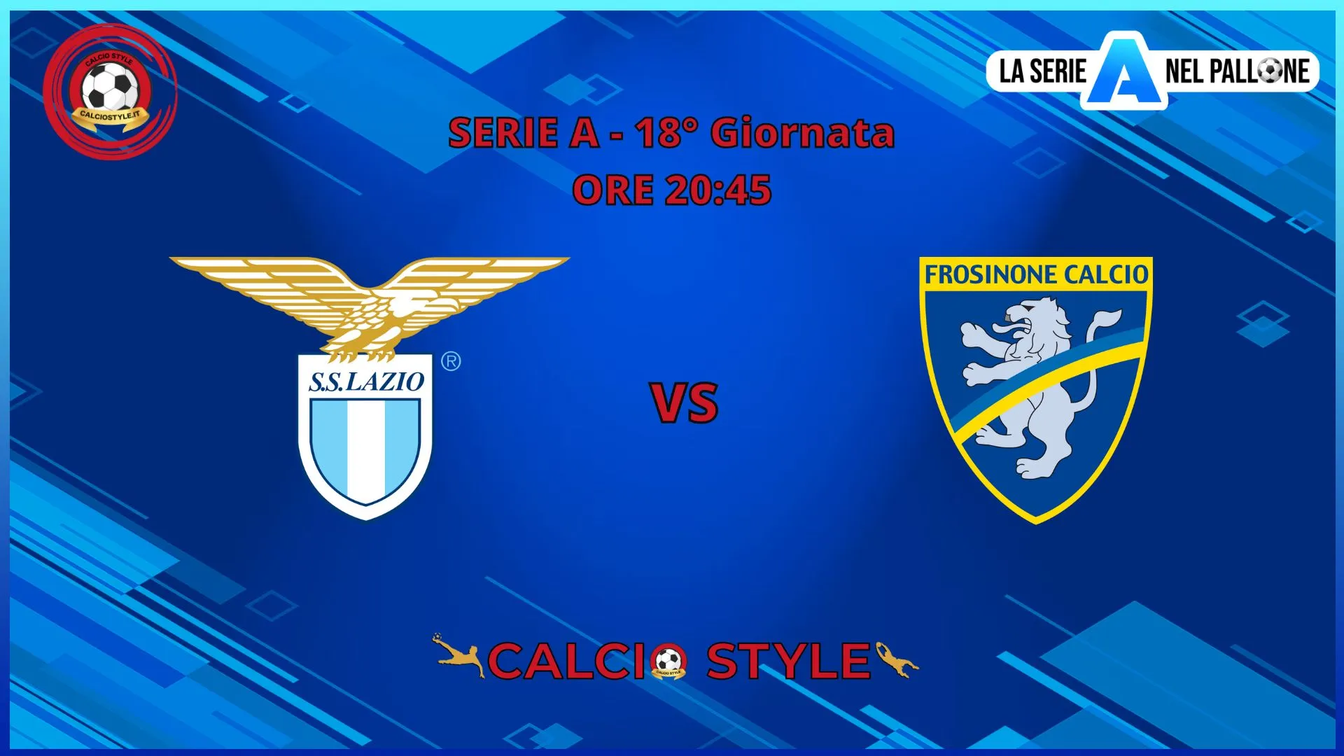 Lazio-Frosinone: buona chiusura d'anno per i biancocelesti