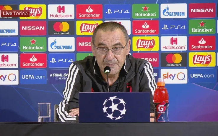 Juve - Lione, Sarri: "Non credo possa essere la mia ultima partita"