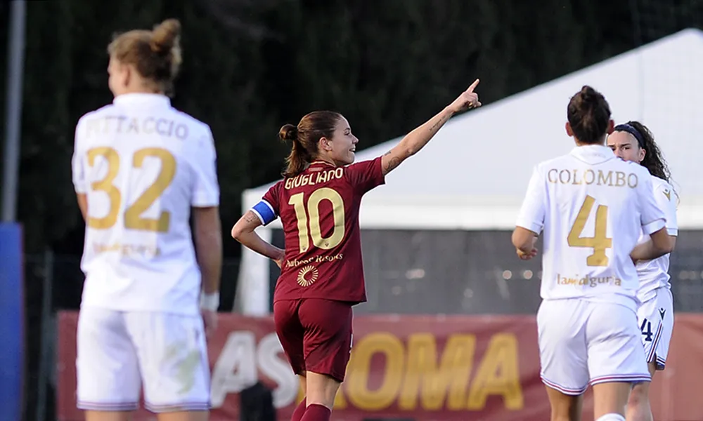 Serie A Femminile: c'è Roma-Fiorentina, la Juventus ad un passo dal titolo