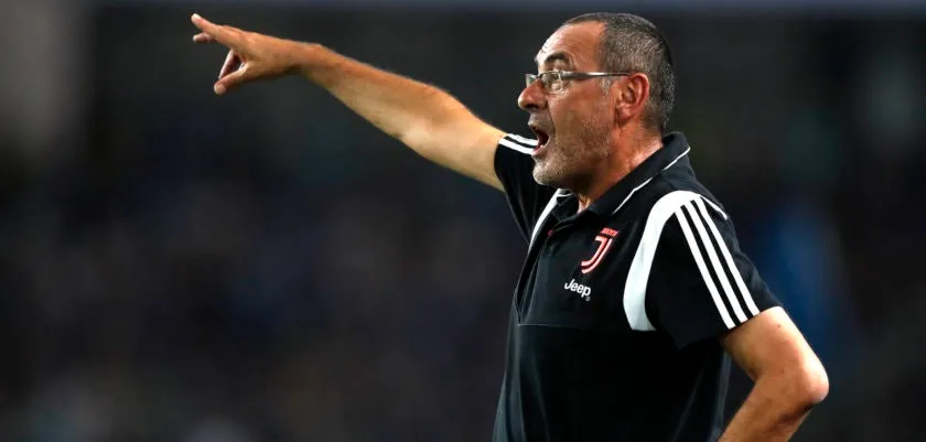 Verso Sassuolo - Juventus, Sarri: "Lo scudetto non è scontato, è da soffrire e combattere"
