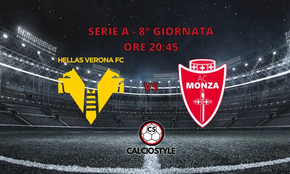 Hellas Verona-Monza, le formazioni ufficiali