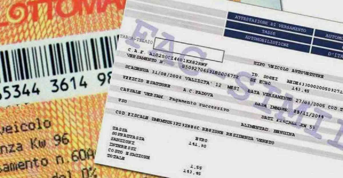 Bollo auto, scadenza pagamento cambia in base alla regione