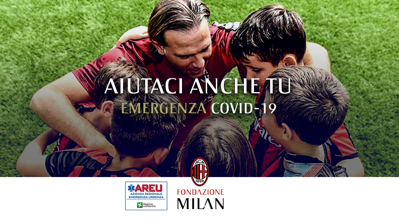 Coronavirus: il Milan a casa da 10 giorni fa donazioni per Areu