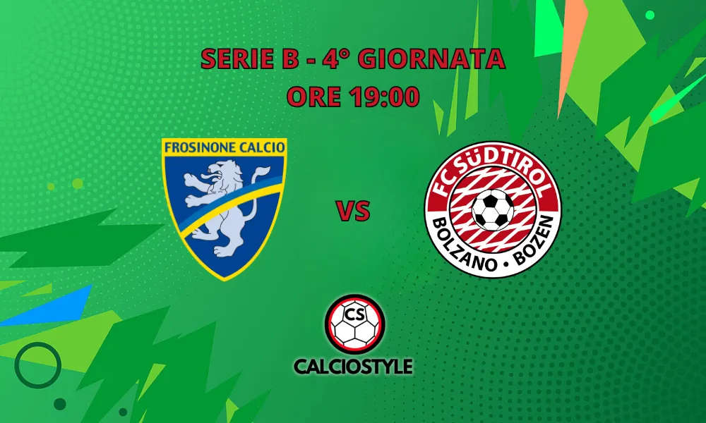 Frosinone-Sudtirol, le probabili formazioni e dove vederla