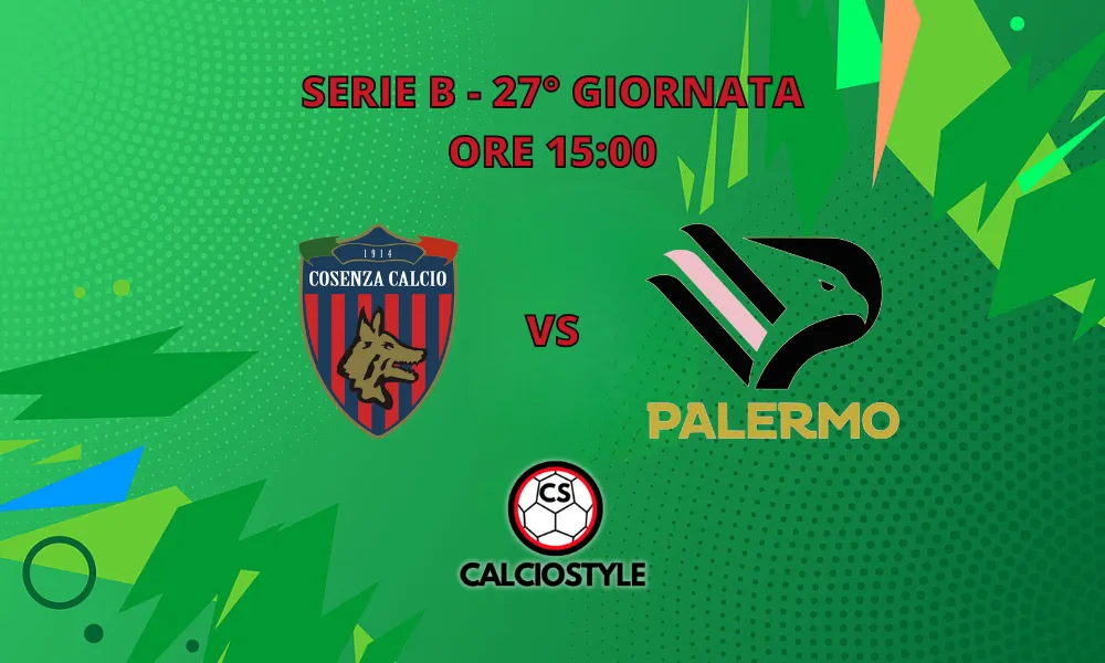 Cosenza-Palermo: probabili formazioni e dove vederla