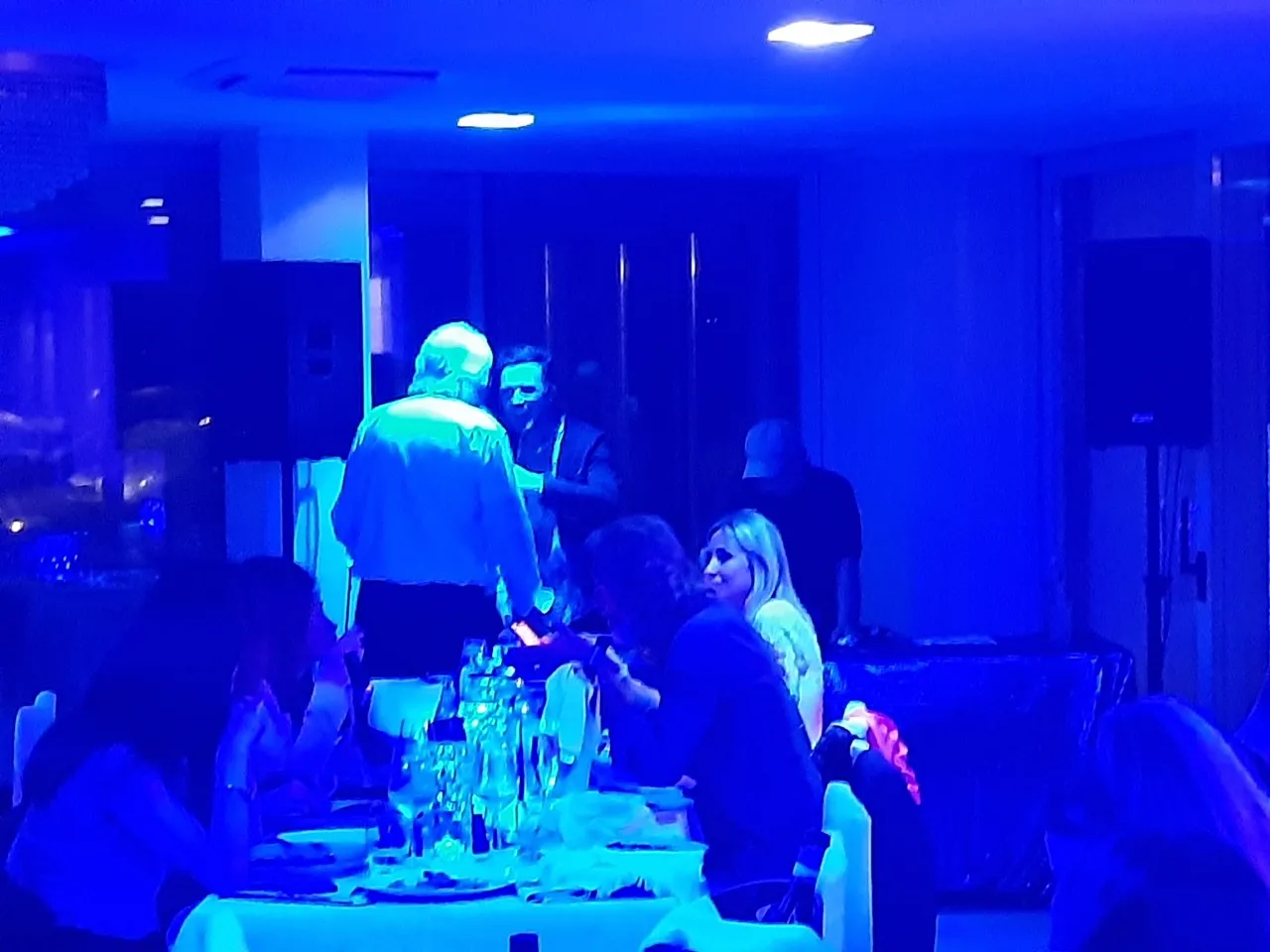 daniele bartocci giornalista al party di Simone Bolognesi Derby Hotel Milano Marittima