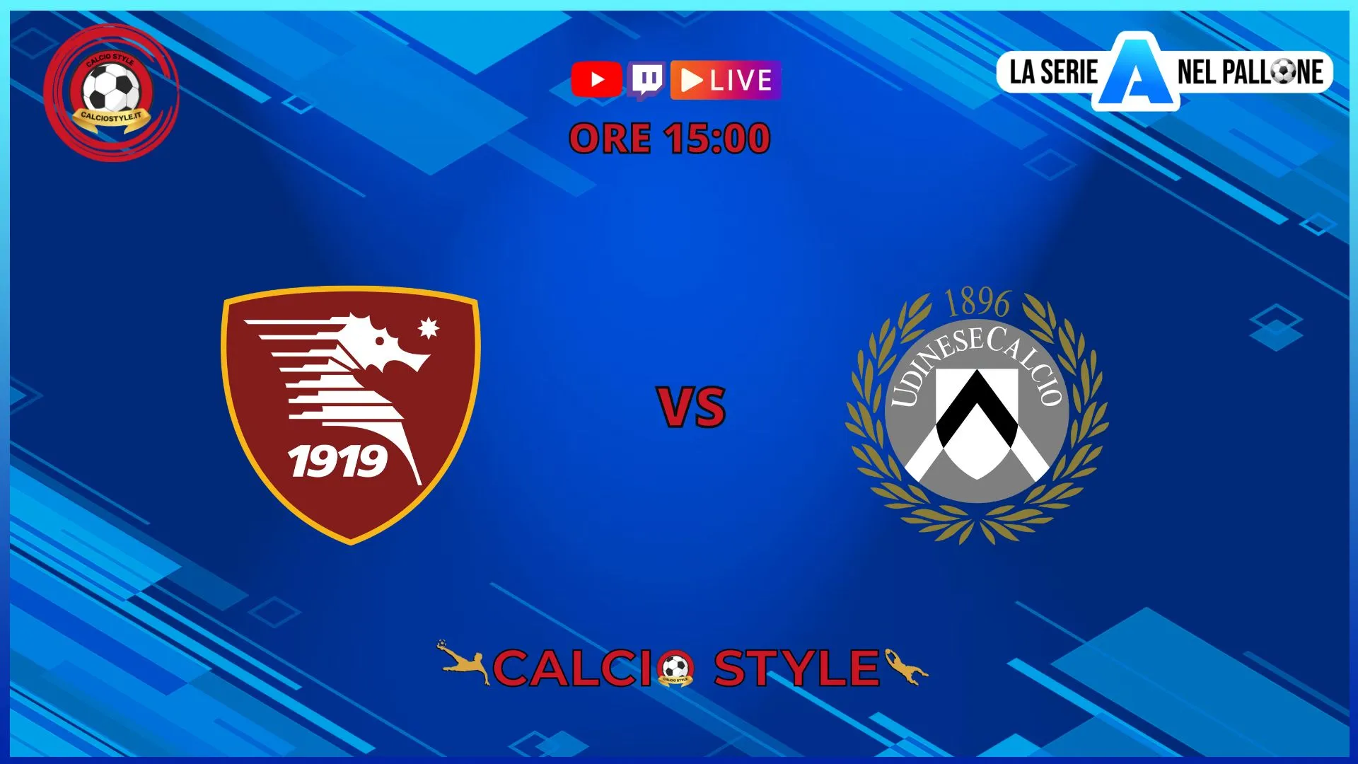 Salernitana - Udinese: le formazioni ufficiali