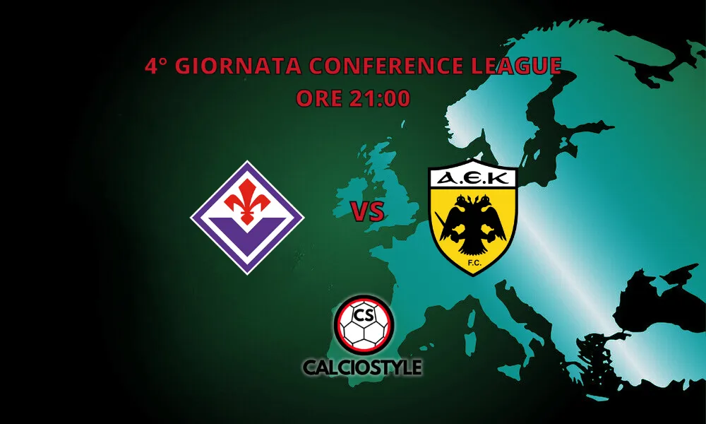 Fiorentina-AEK Atene, le formazioni ufficiali