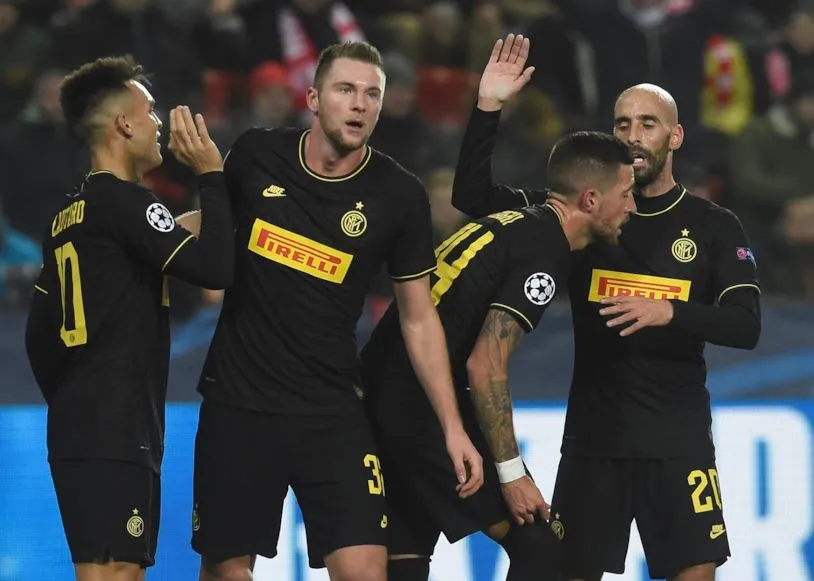 Slavia Praga-Inter 1-3: la cronaca del match