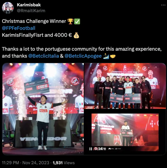 FC24 Karim Isbak campione
