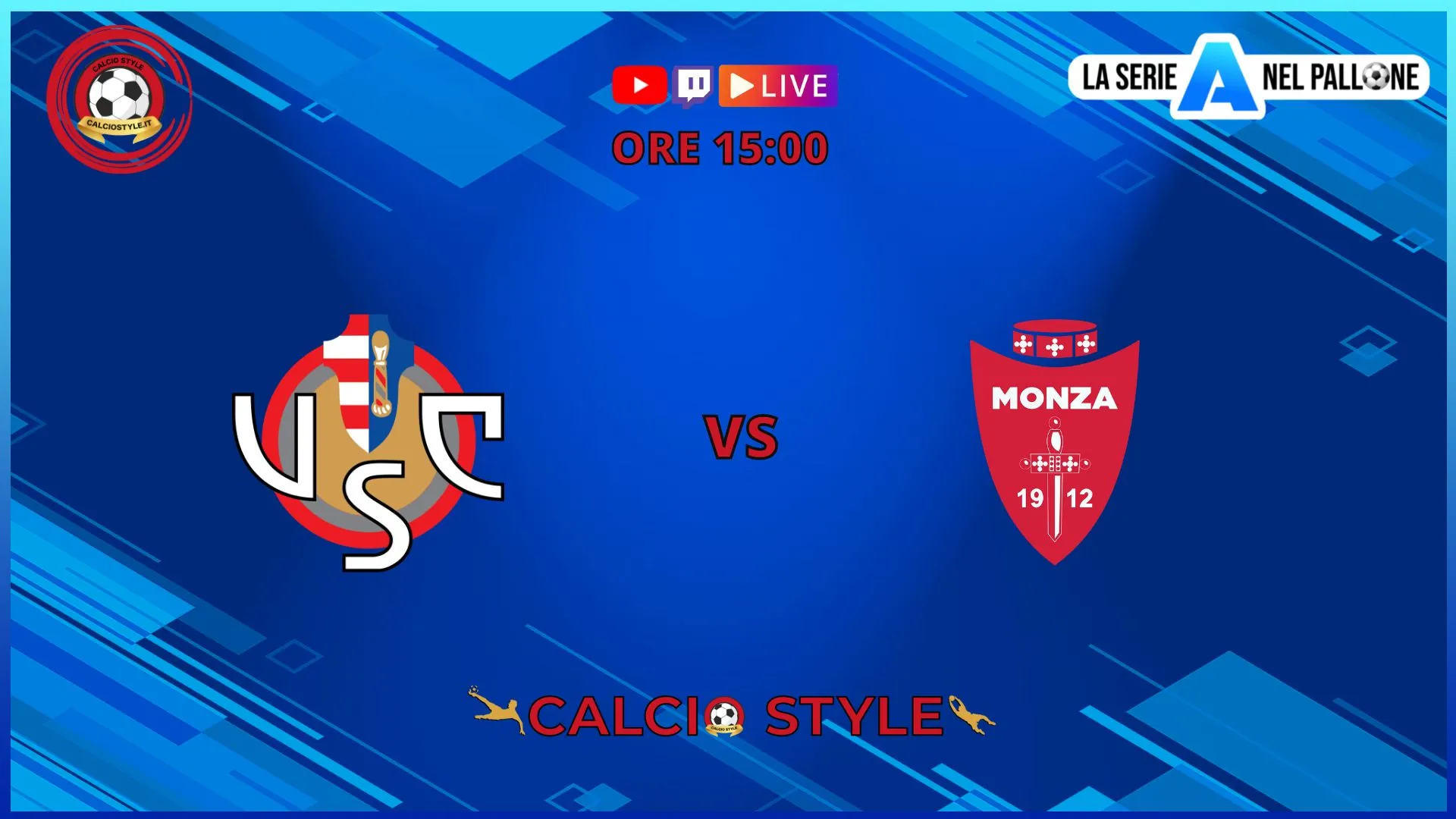 Cremonese-Monza: Alvini stravolge tutto