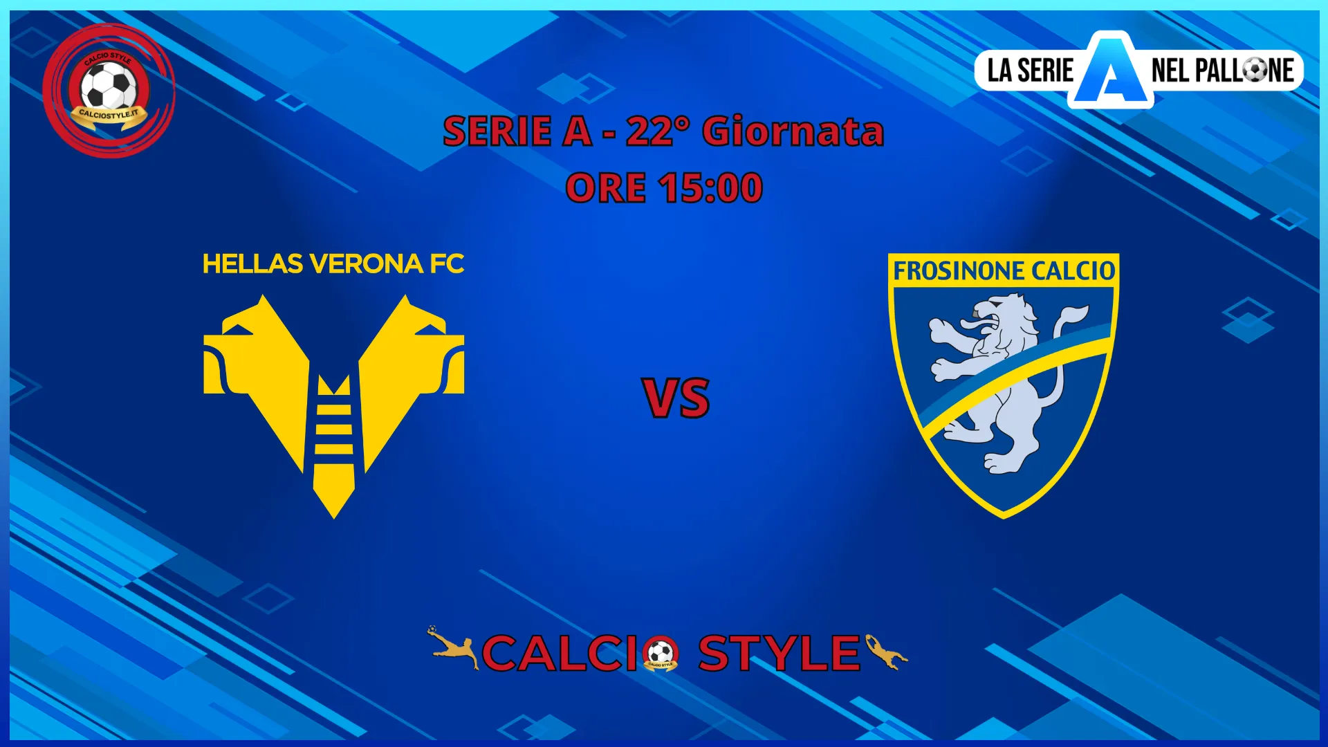 Hellas Verona - Frosinone: le formazioni ufficiali