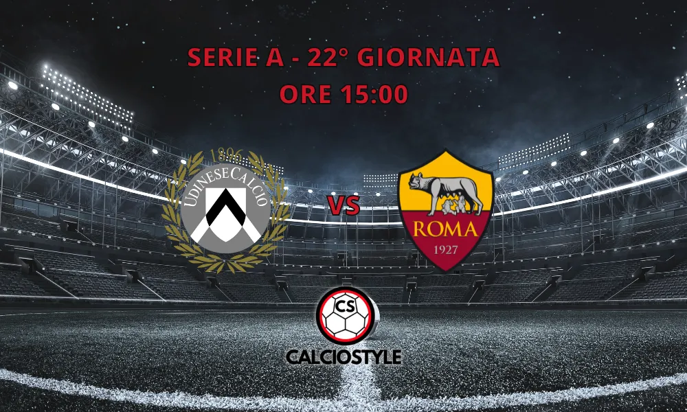 Udinese-Roma 1-2, Goal e Highlights