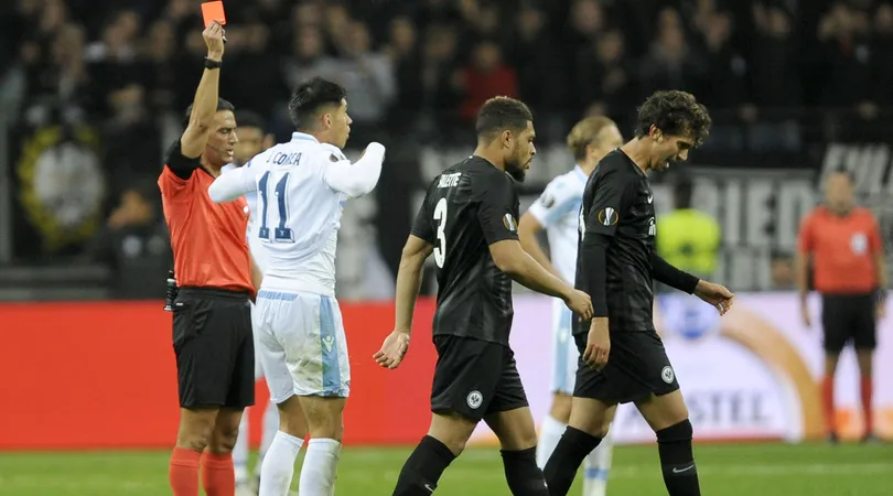 Eintracht-Lazio: biancocelesti irriconoscibili