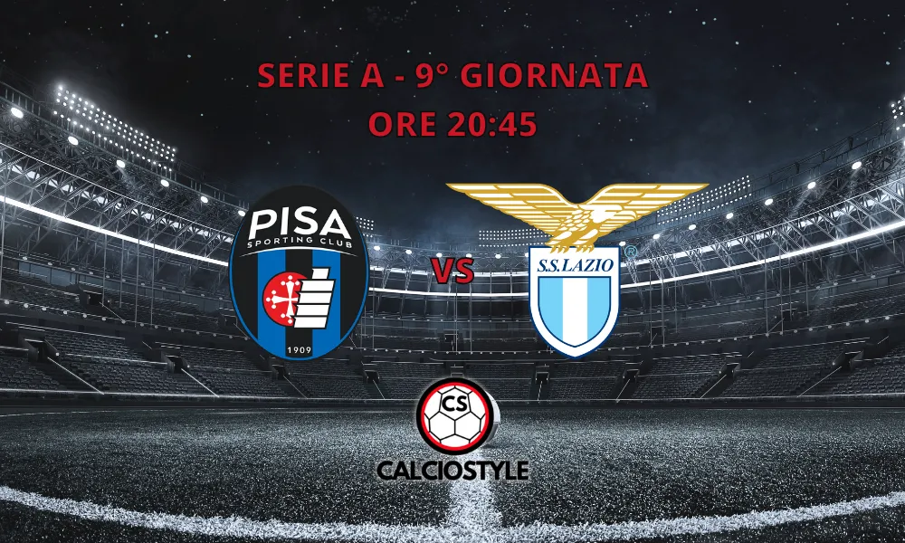 Pisa-Lazio 0-0, finisce reti bianche il match dell'Arena Garibaldi