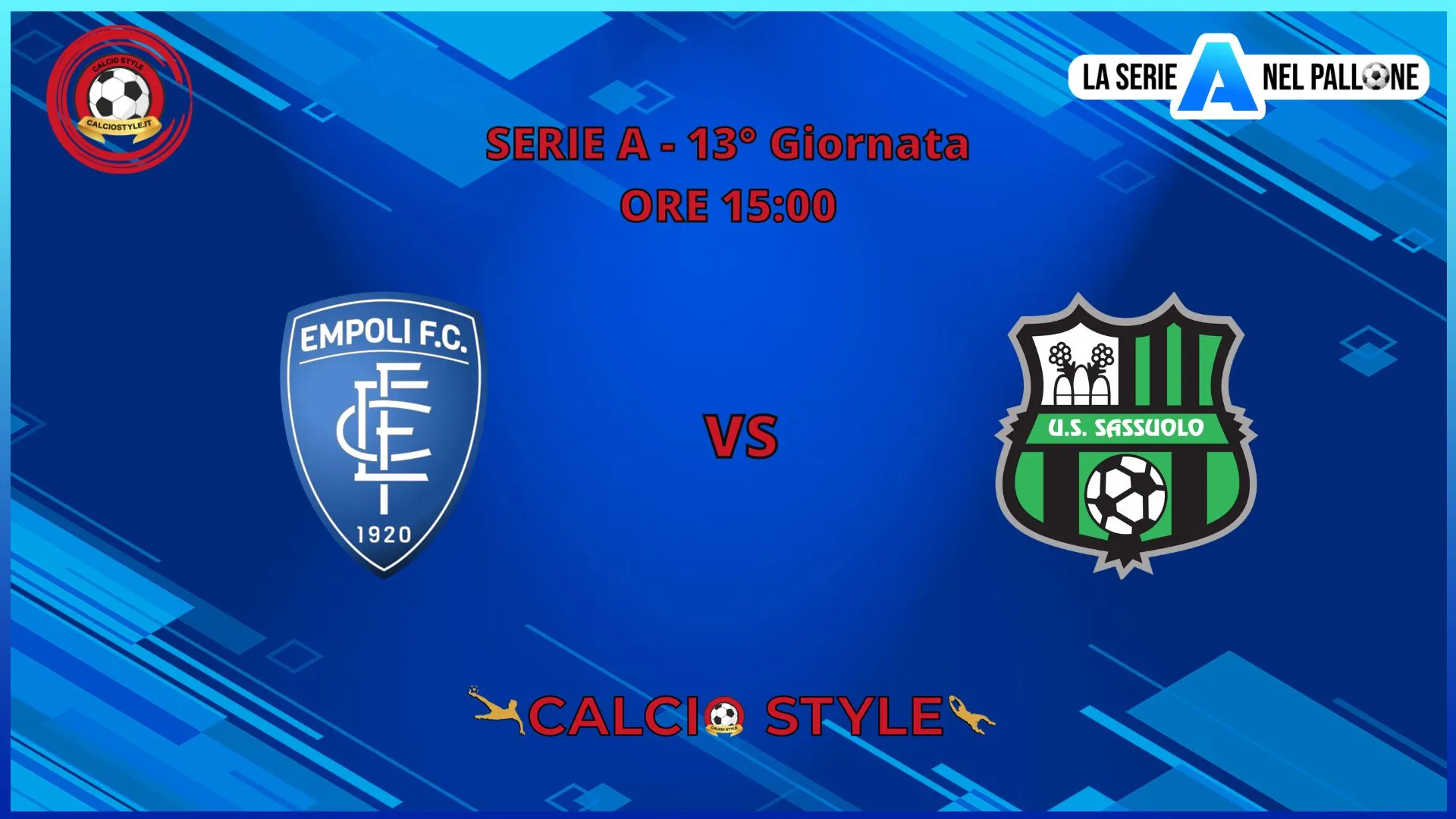 Empoli Sassuolo, probabili formazioni: le ultimissime