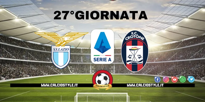 Lazio-Crotone: probabili formazioni e dove vederla