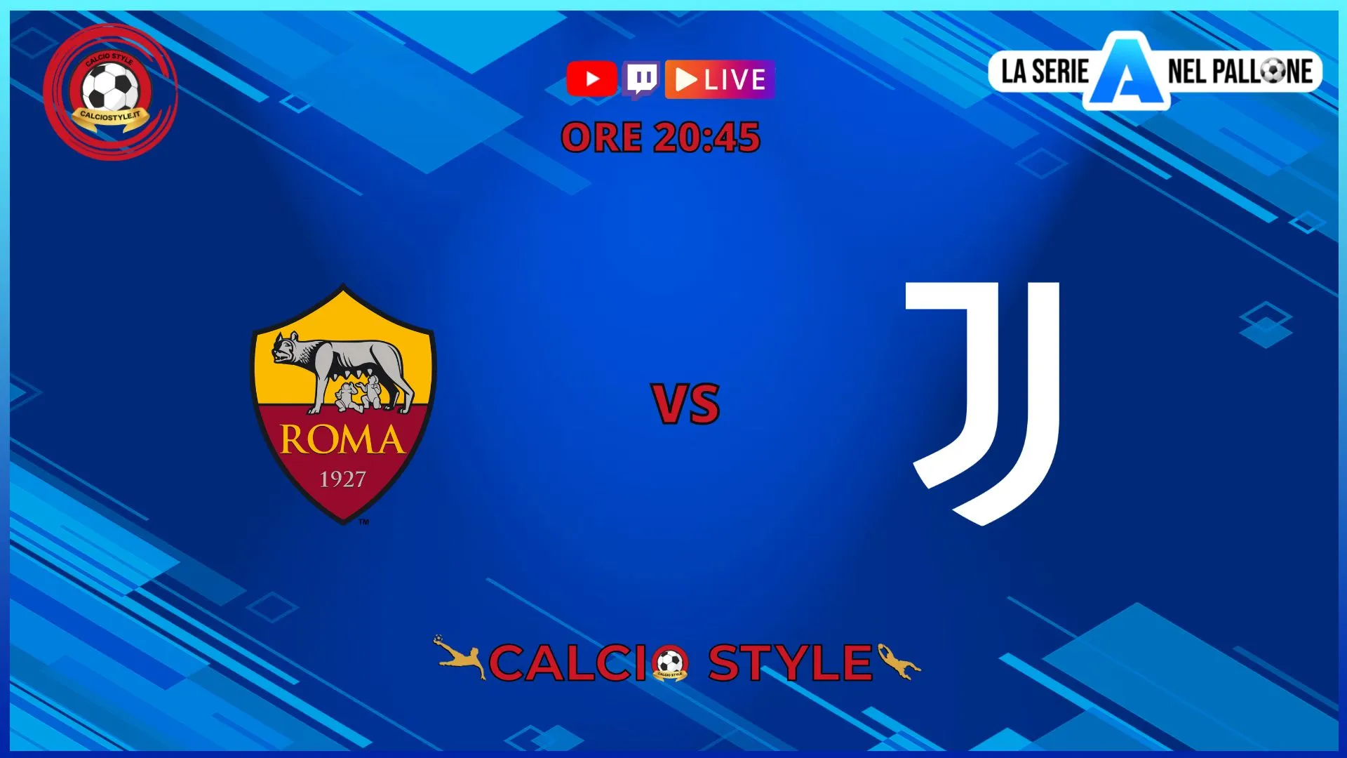 Roma-Juventus: le formazioni ufficiali