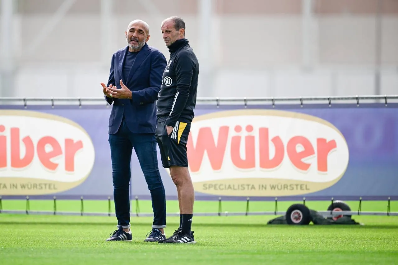 Juventus: allenamento davanti a Spalletti