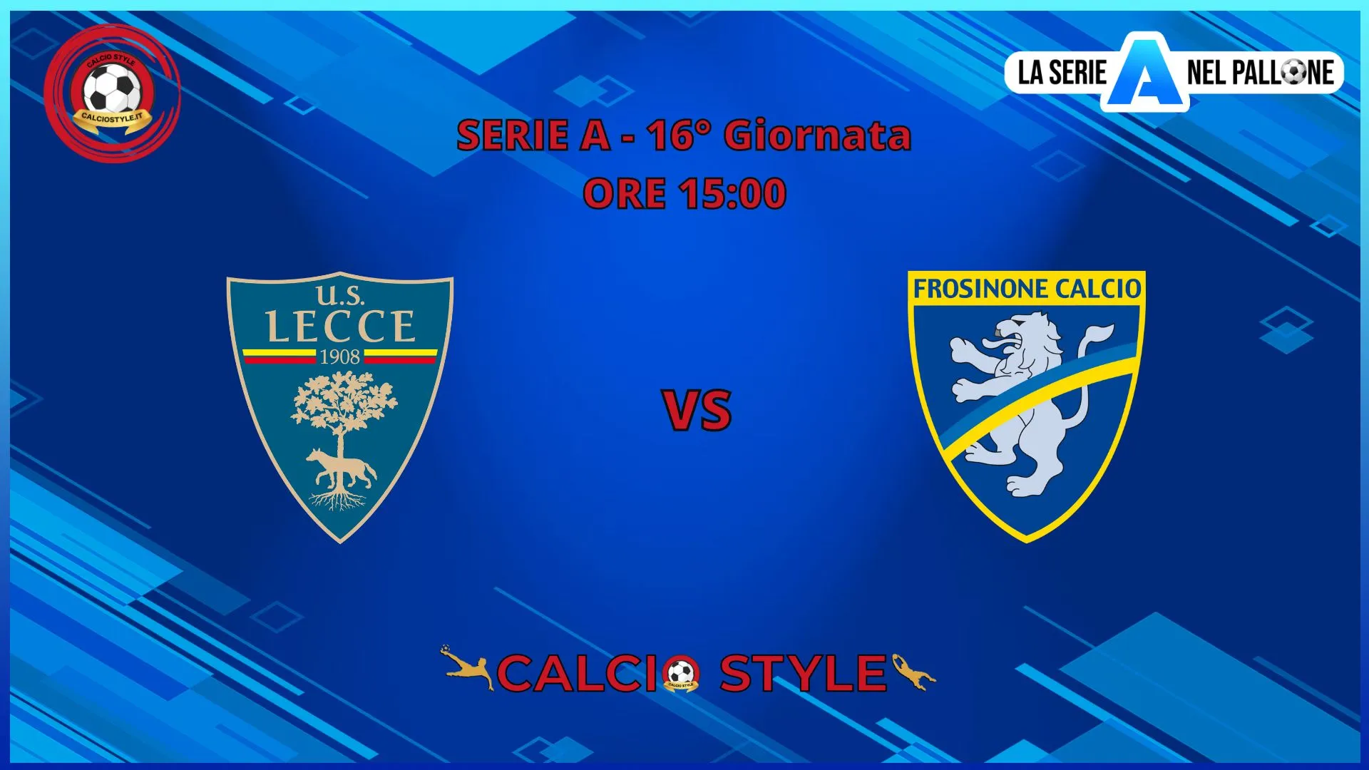 Lecce vs Frosinone: le formazioni ufficiali