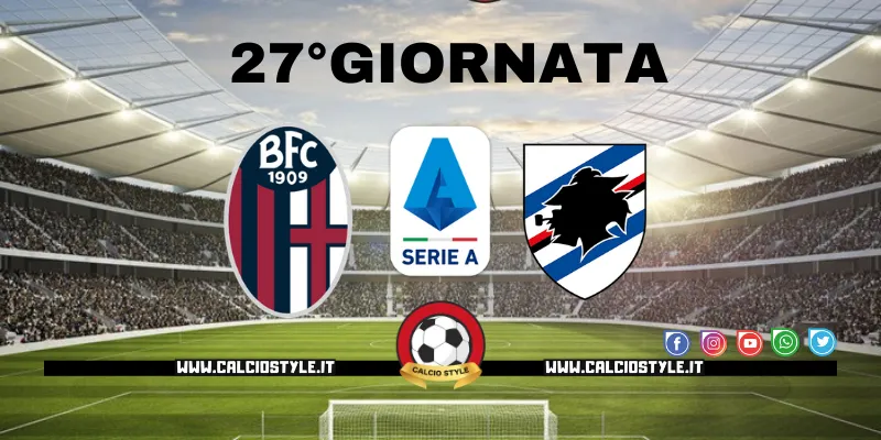 Bologna-Sampdoria: probabili formazioni e dove vederla