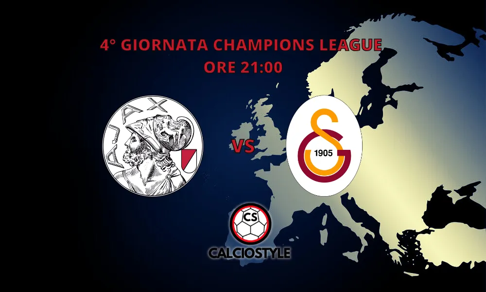 Ajax-Galatasaray: probabili formazioni e dove vederla