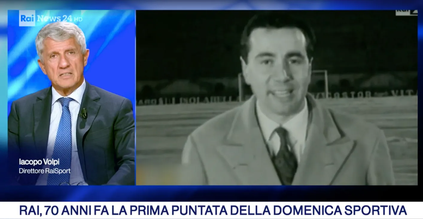 La Domenica sportiva compie 70 anni: l'intervista a Iacopo Volpi