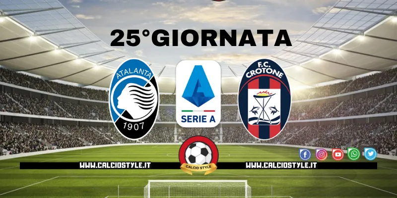 Atalanta-Crotone: probabili formazioni e dove vederla
