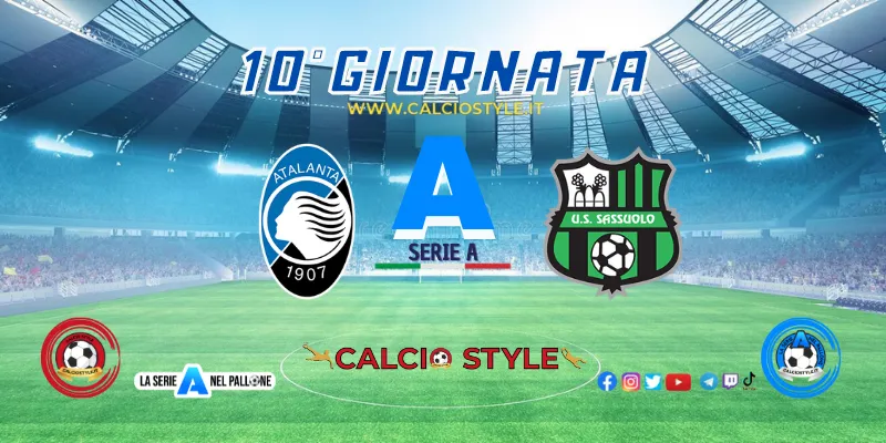 Atalanta-Sassuolo: probabili formazioni e dove vederla