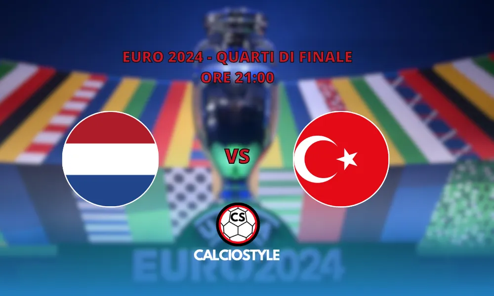 Olanda-Turchia: le ultimissime