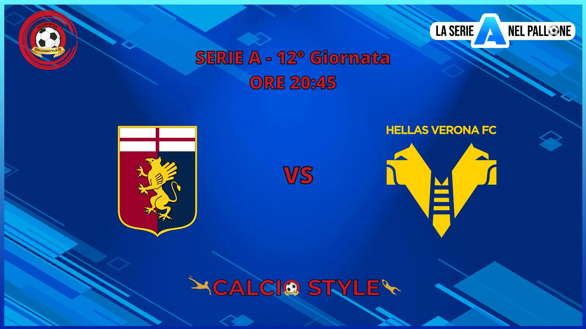 Genoa - Hellas Verona: probabili formazioni e dove vederla