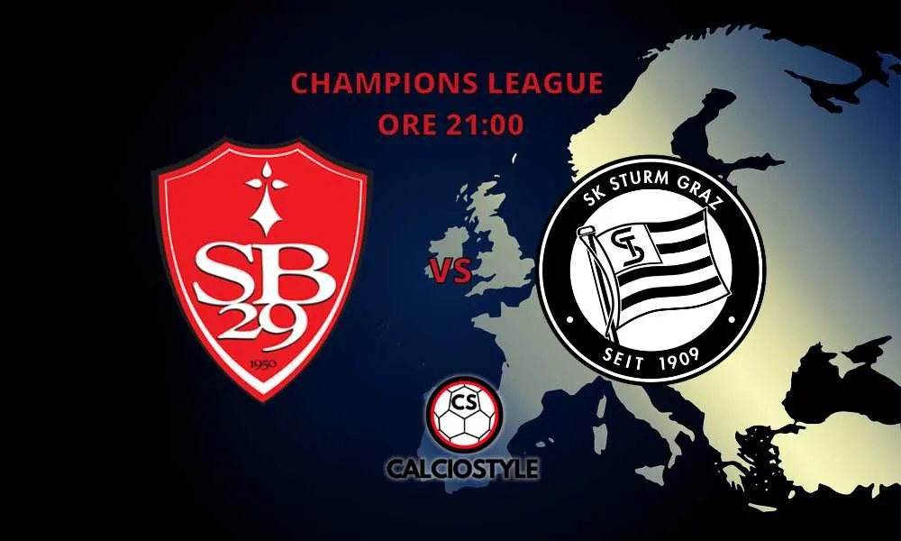Brest-Sturm Graz, probabili formazioni e dove vederla