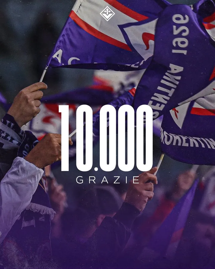 Fiorentina, è sempre amore: volano gli abbonamenti
