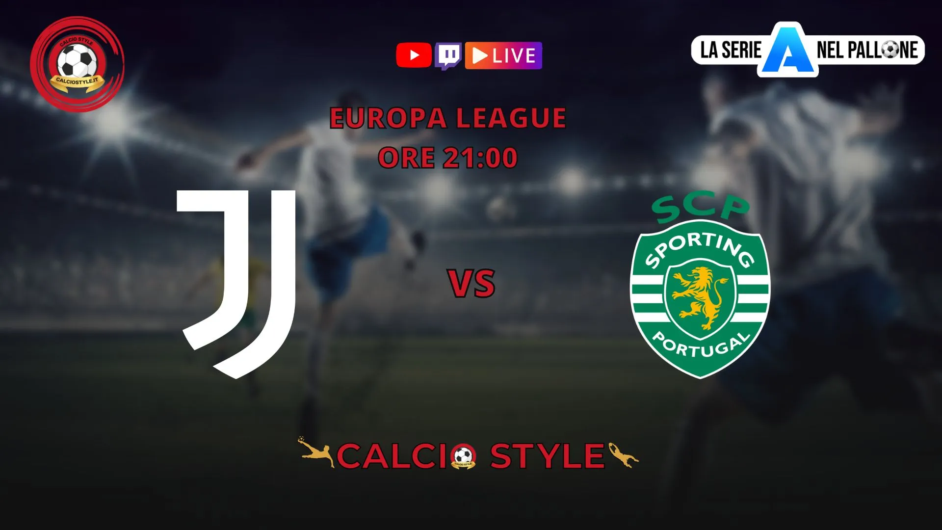 Juventus-Sporting Lisbona: le formazioni ufficiali