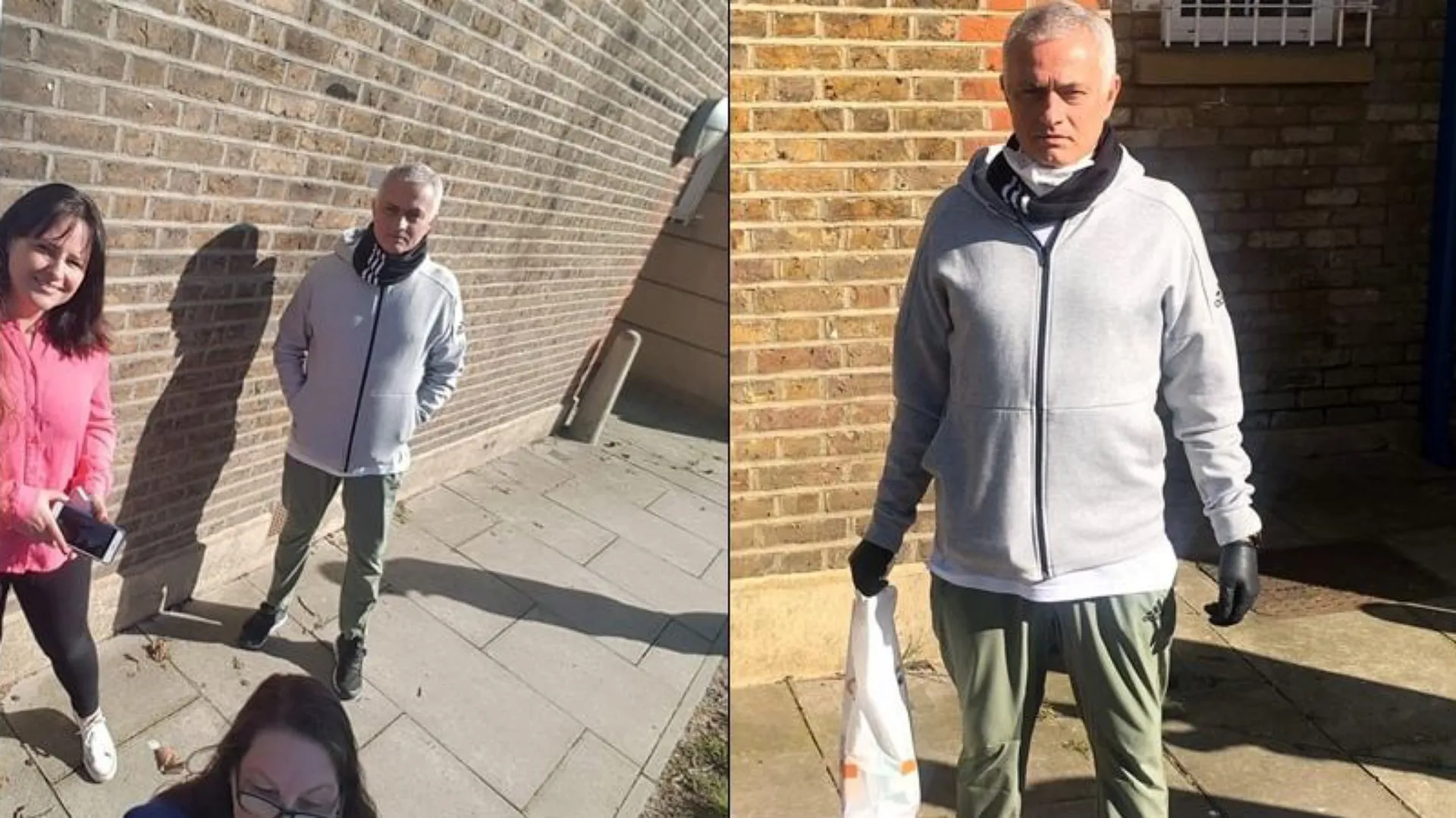 Coronavirus: Mourinho a Londra aiuta gli anziani