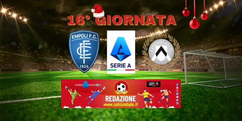 Empoli verso la sfida di oggi all'Udinese