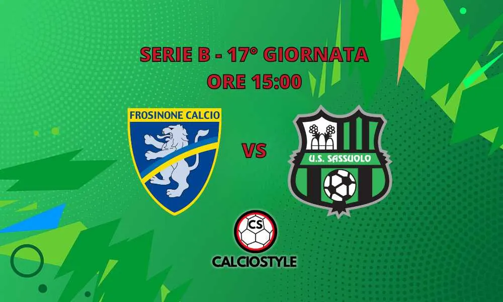 Frosinone-Sassuolo, probabili formazioni e dove vederla
