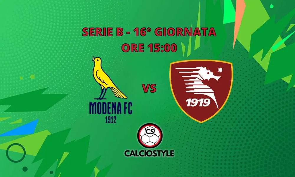 Modena-Salernitana, le probabili formazioni e dove vederla
