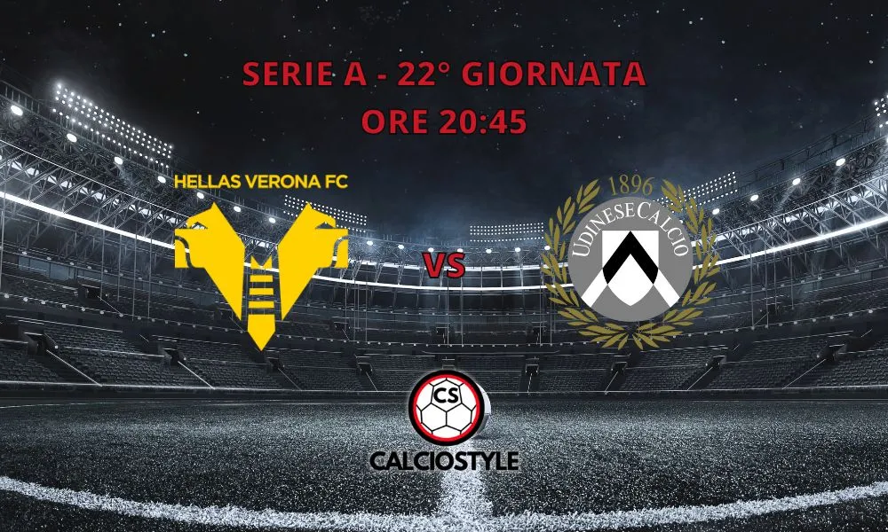Hellas Verona-Udinese, formazioni ufficiali