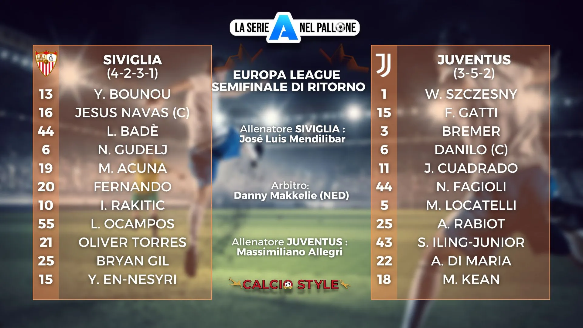Siviglia vs Juventus: un posto per Budapest