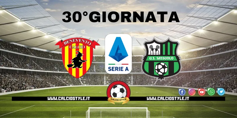 Benevento-Sassuolo: probabili formazioni e dove vederla